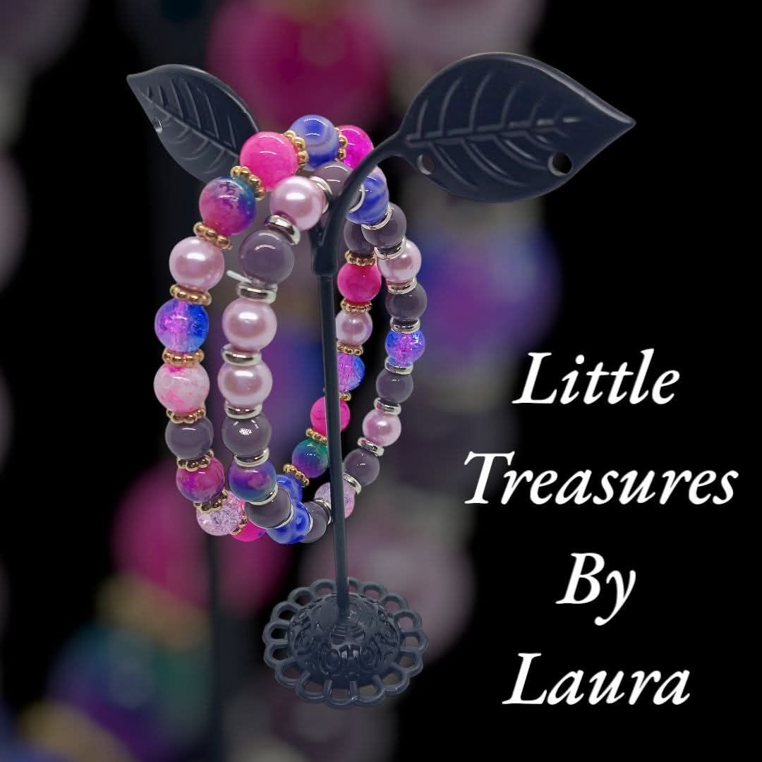 Lilac & Pink Bracelet