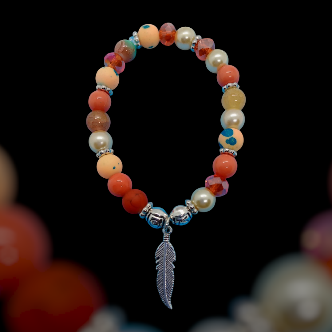 Feather Charm Bracelet