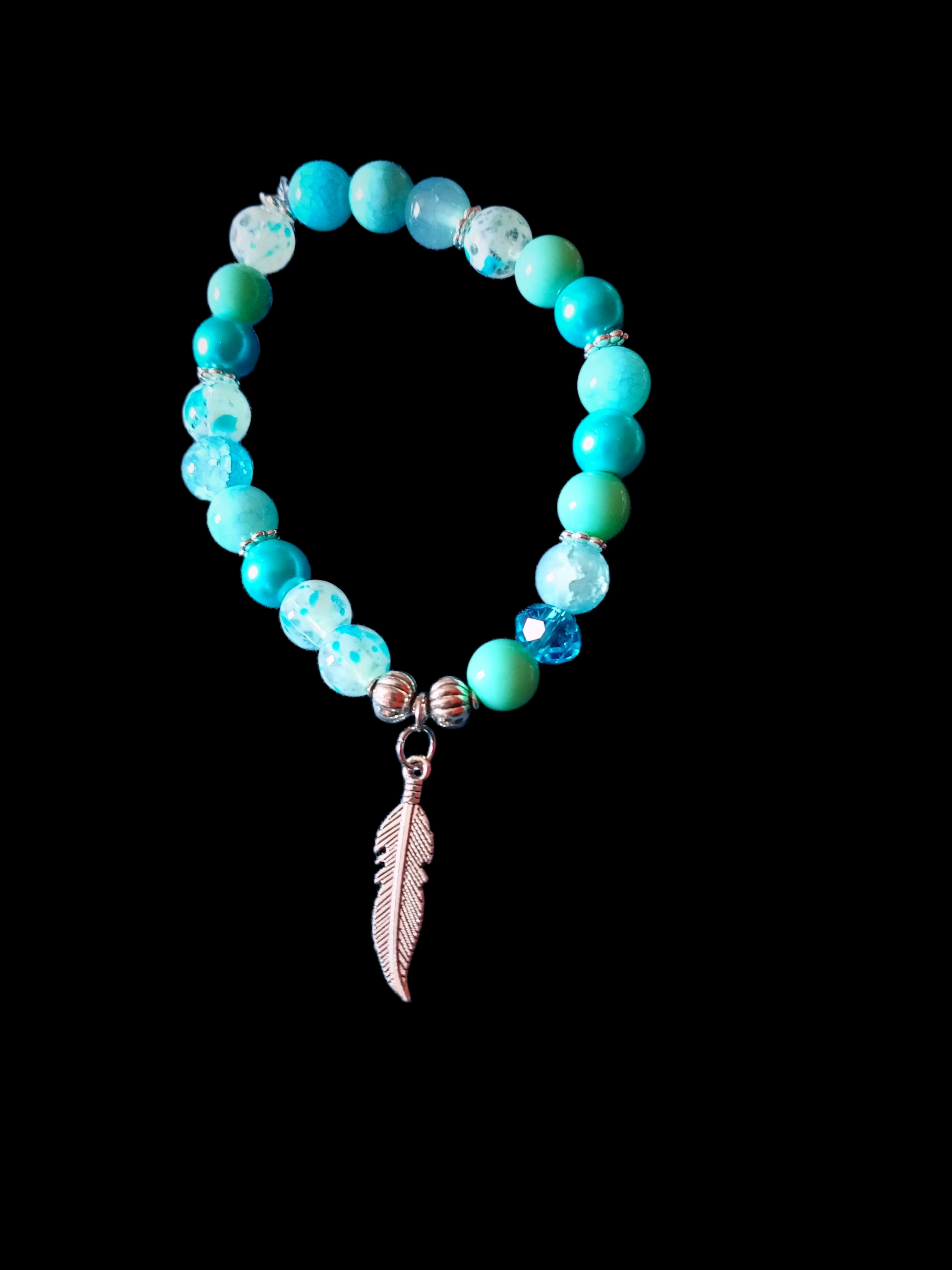 Feather Charm Bracelet