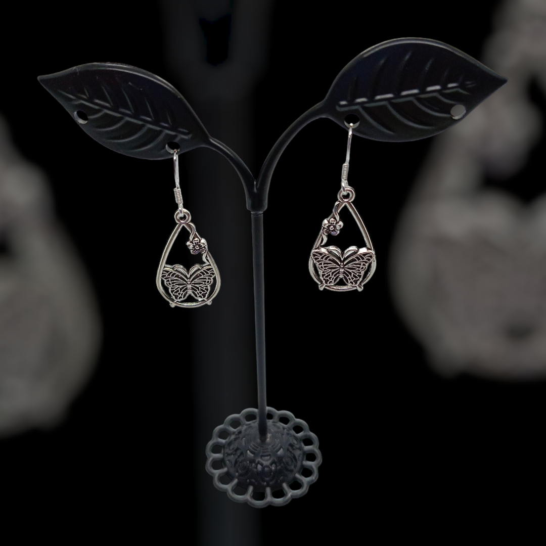 Butterfly Charm Earrings