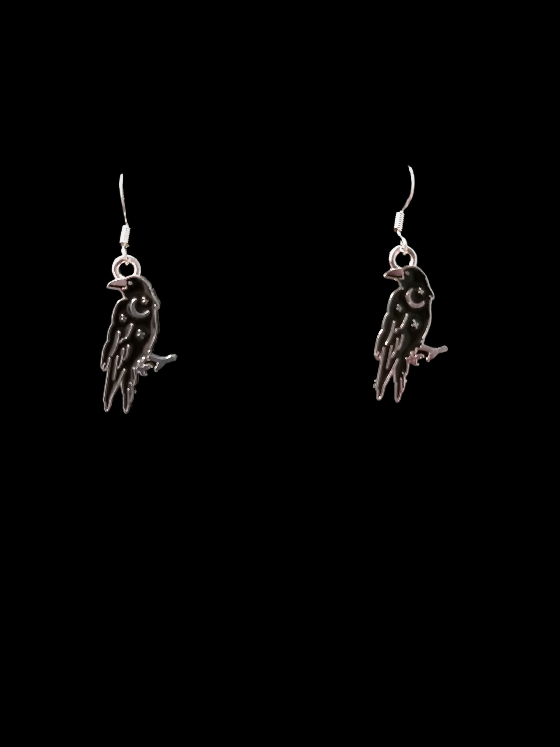 Crow Earrings