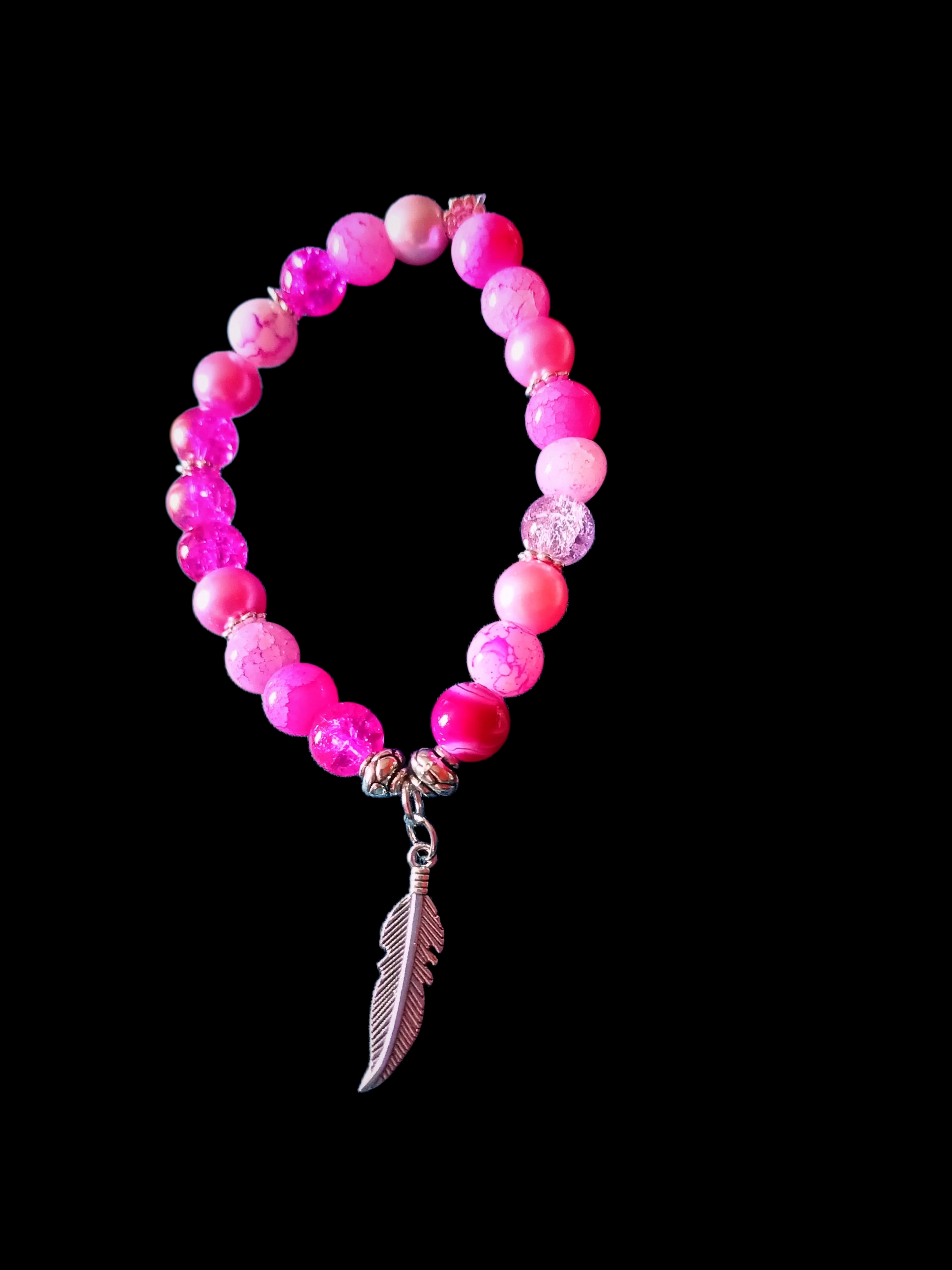 Feather Charm Bracelet