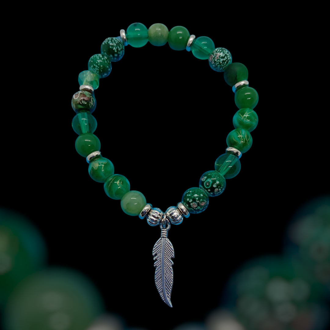 Feather Charm Bracelet