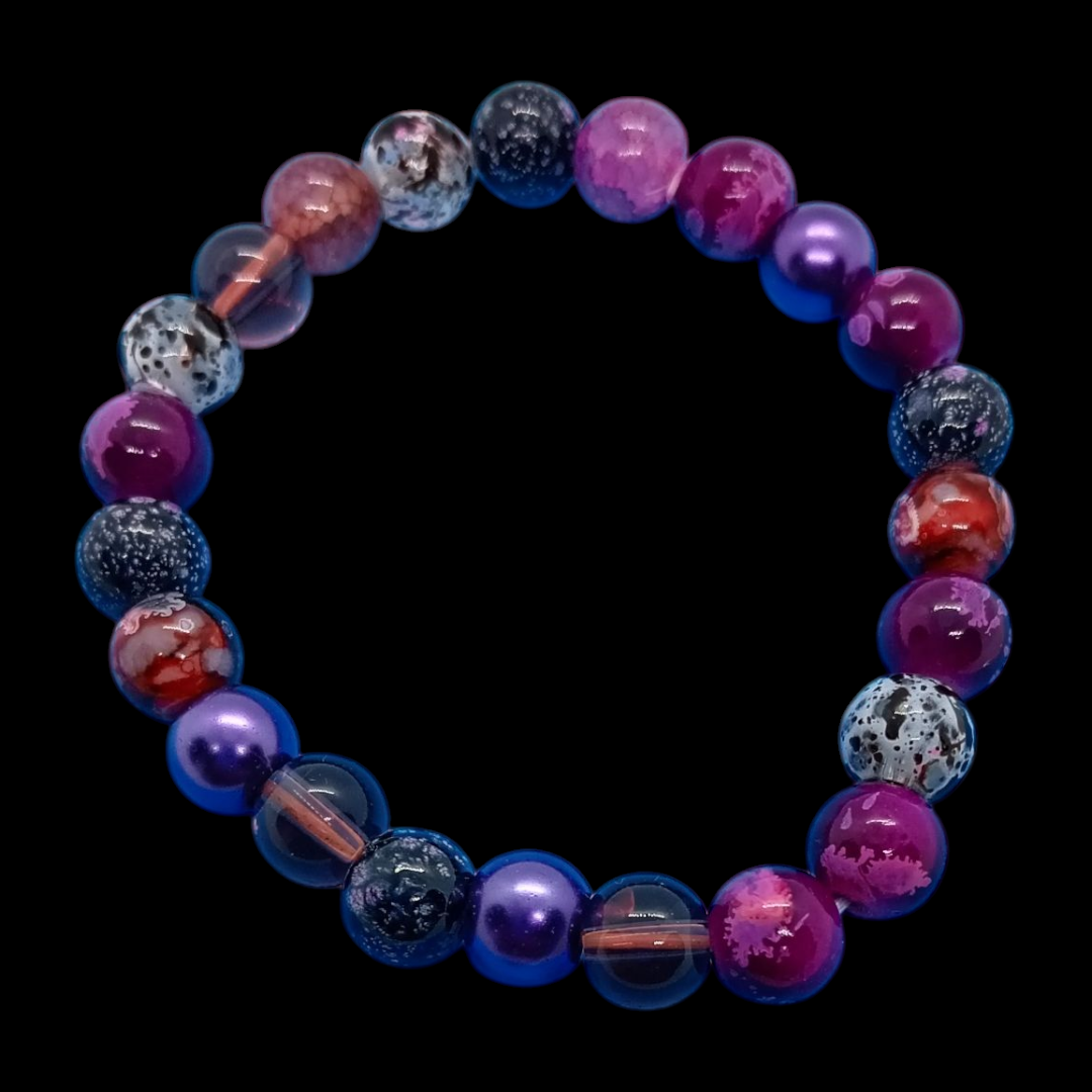 Purple Beaded Bracelet