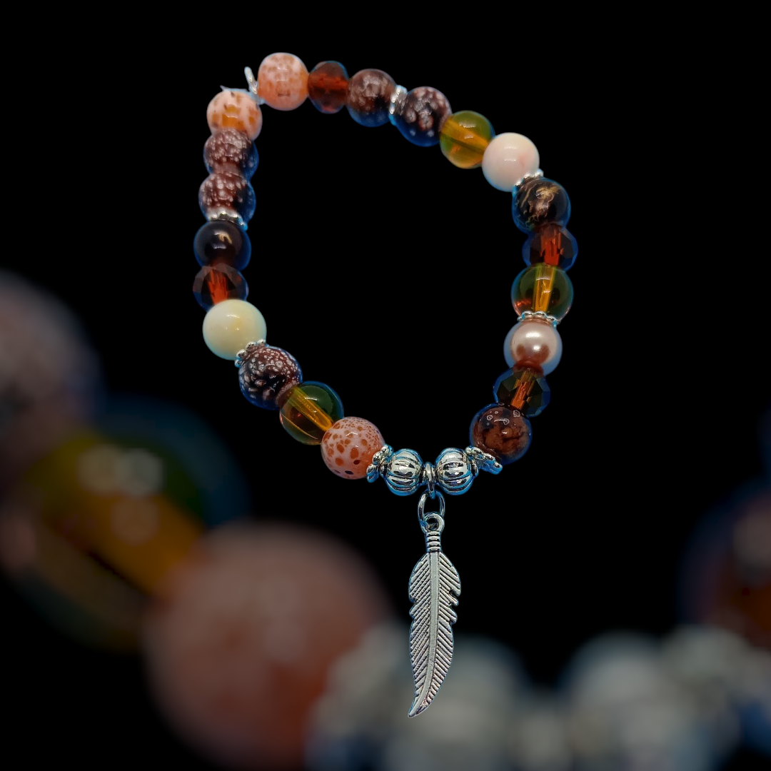 Feather Charm Bracelet