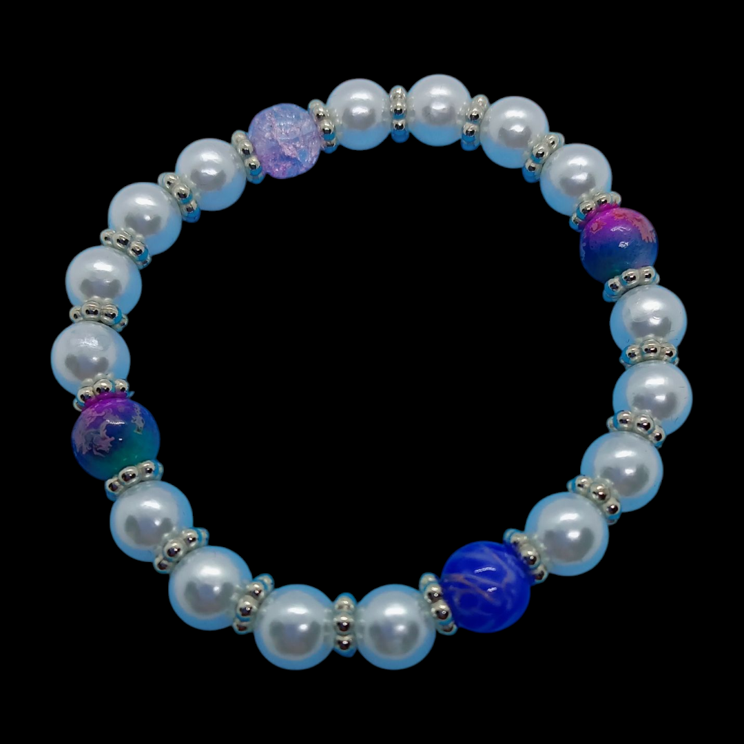 Pearl & Glass Beeds Bracelet