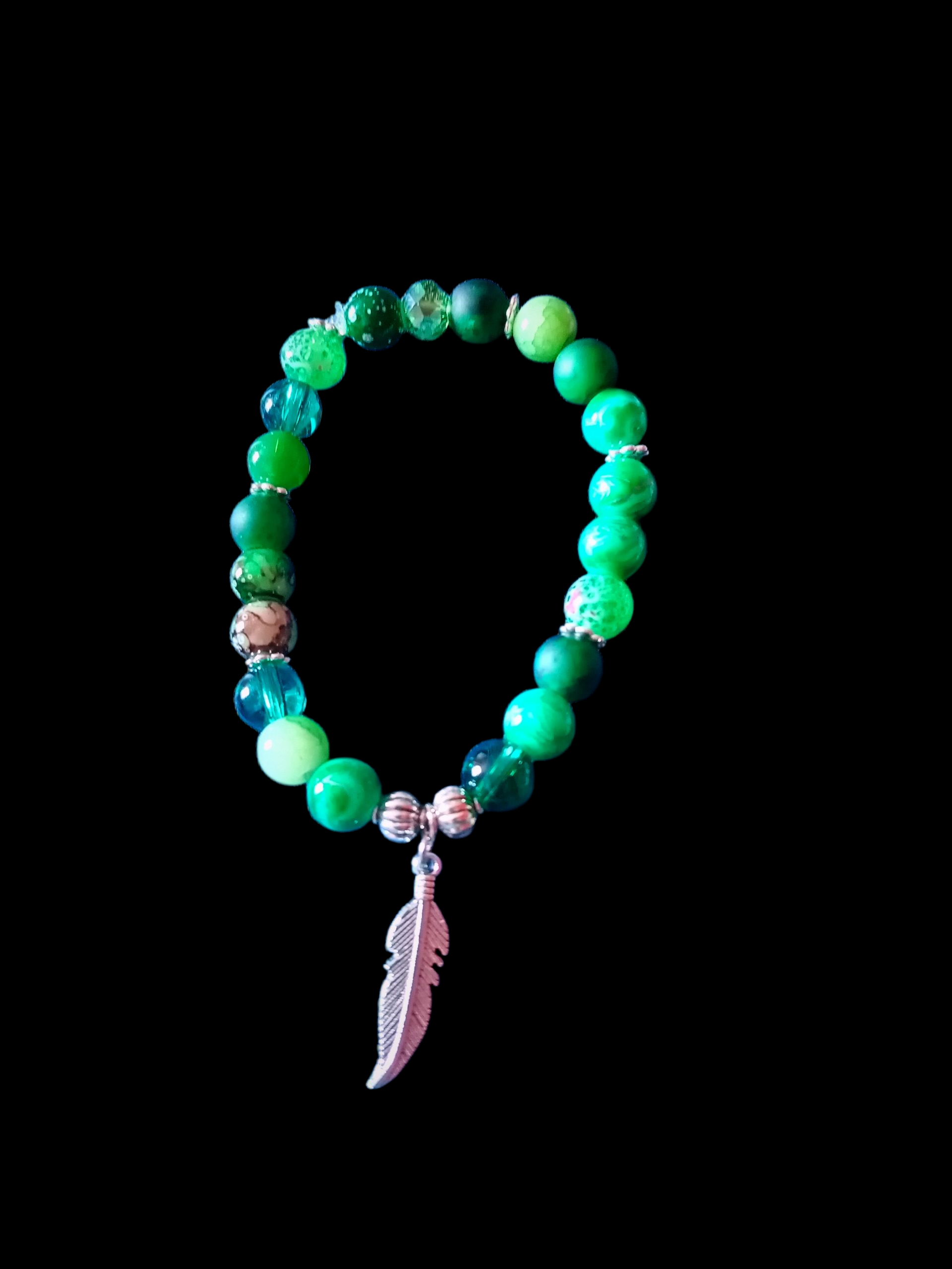 Feather Charm Bracelet